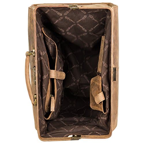 Vintage leather nurse bag 40 cm