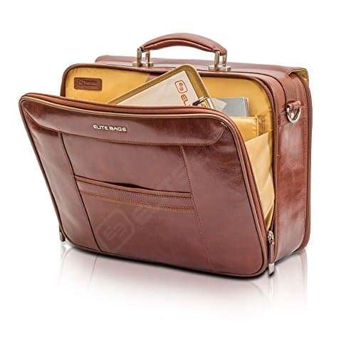 Honey leather doctor's bag by Elite Bag